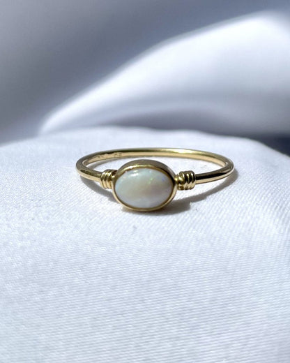 Bague Opale vintage "Robby" - Elliade Paris
