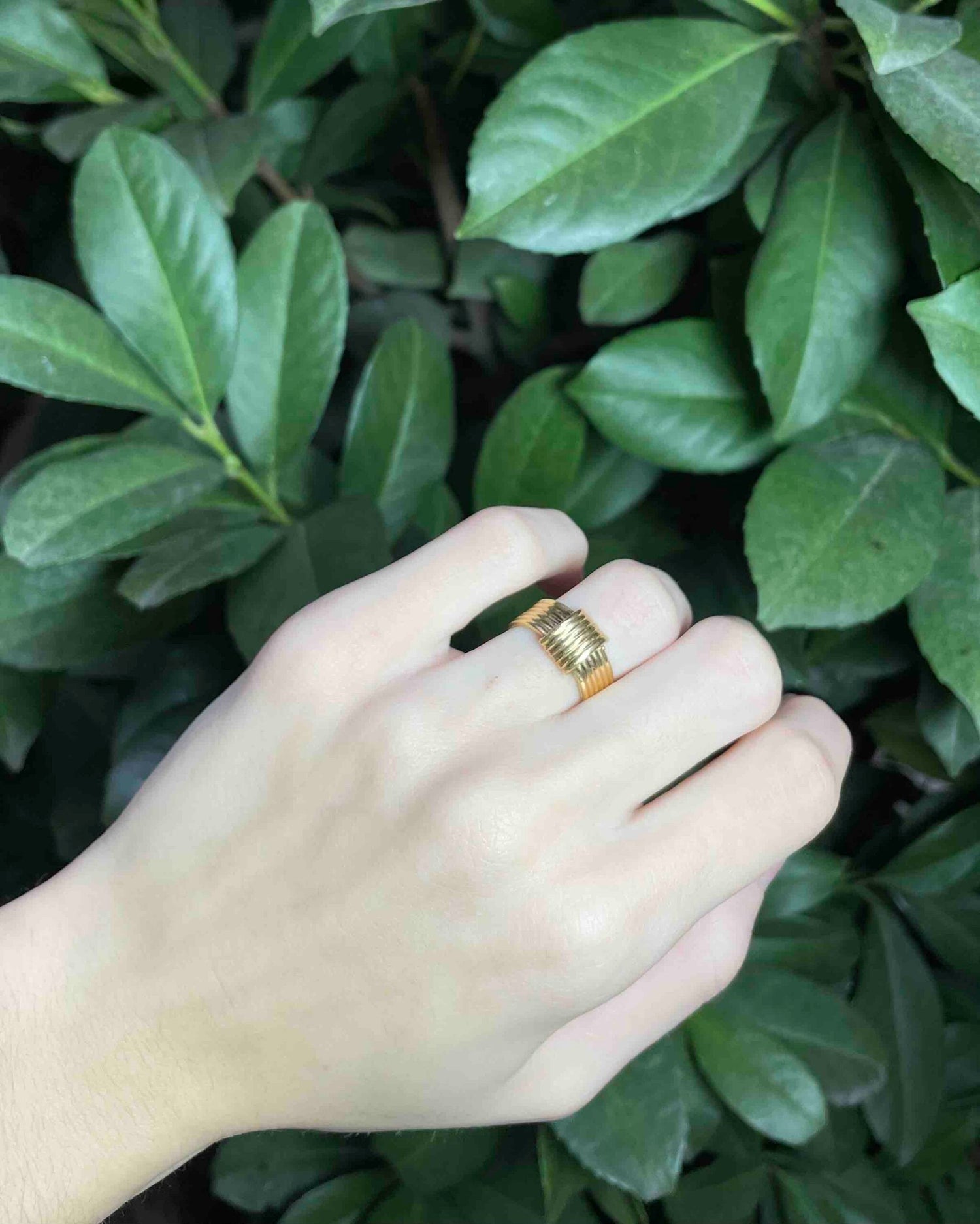 Bague Jonc Vintage Or 18 Carats "Lissie"