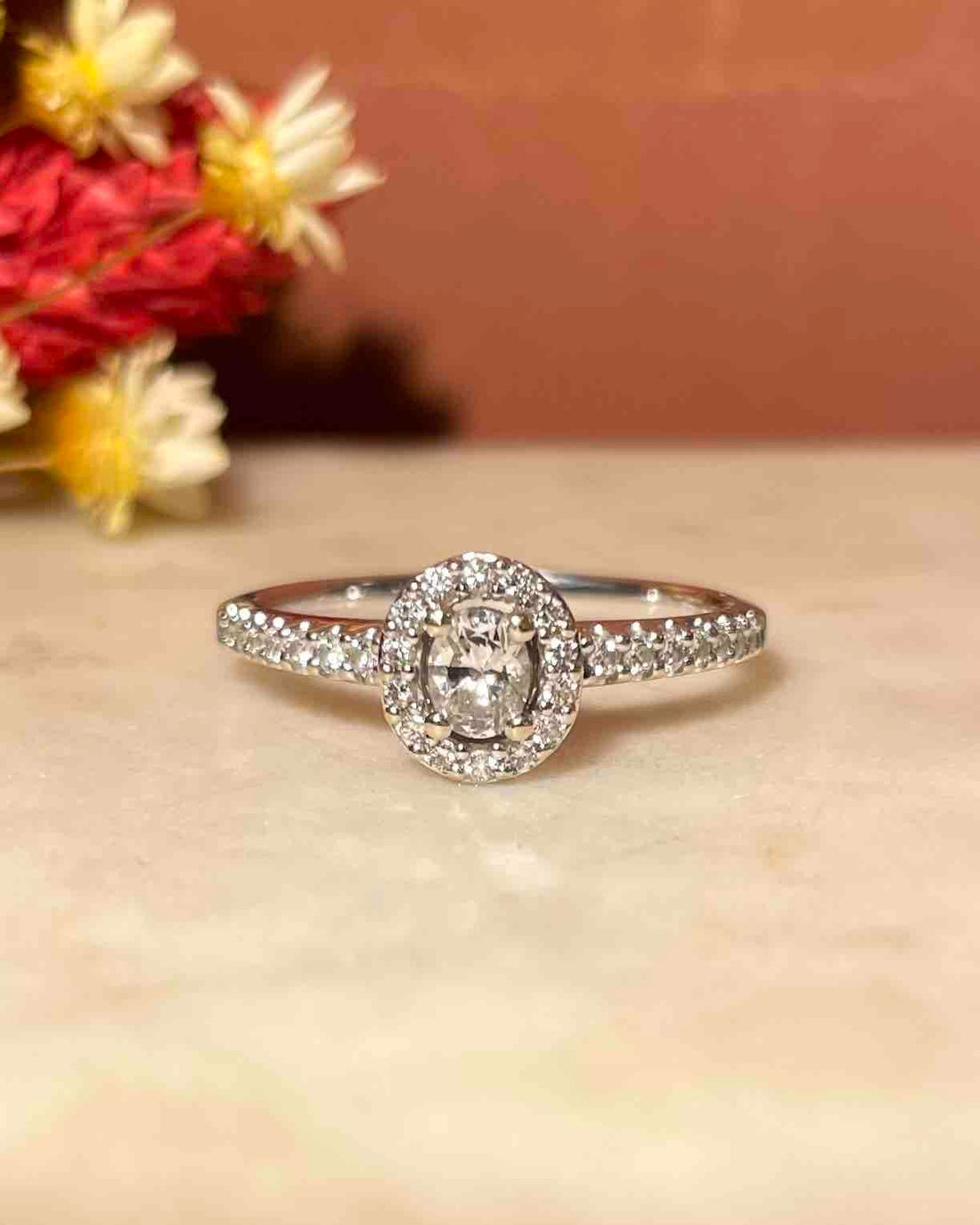 Bague vintage 29 Diamants &quot;Rozenn&quot;