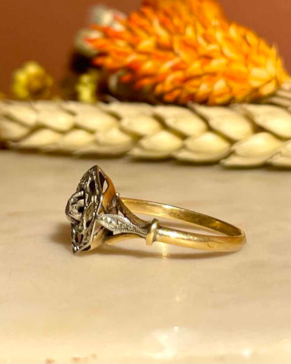 Bague Art-déco Diamants &quot;Alexane&quot;