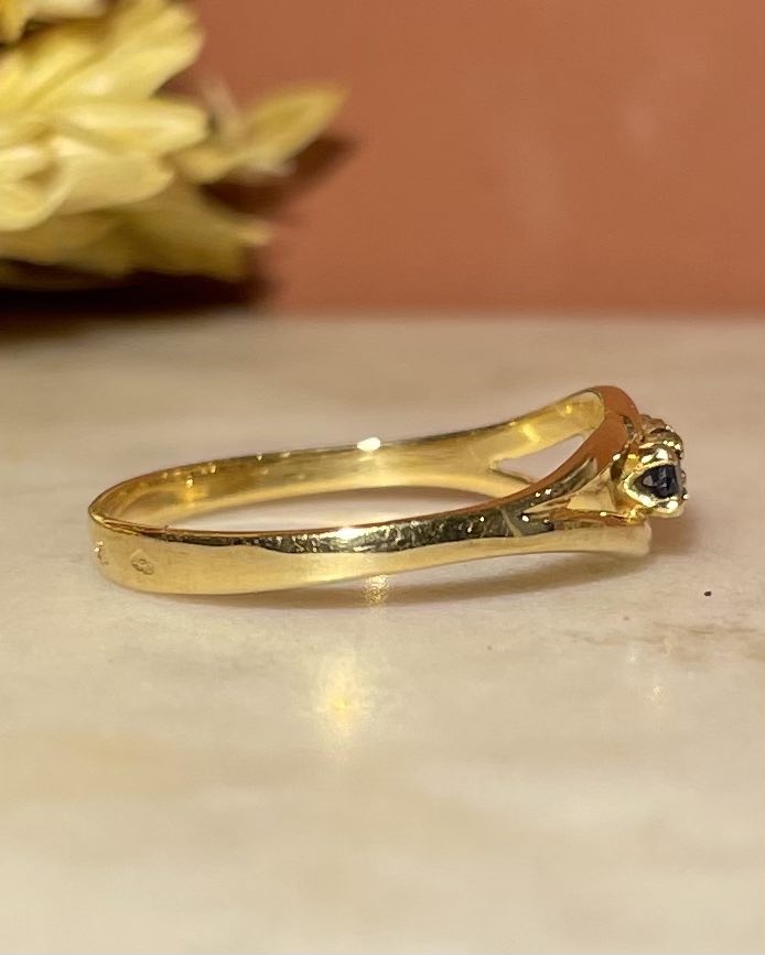 Bague Trilogie Saphirs &quot;Jiliane&quot;