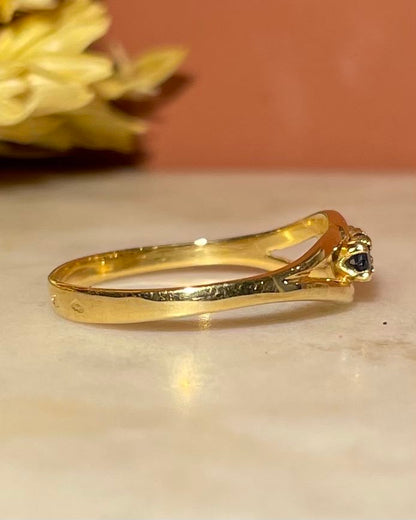 Bague Trilogie Saphirs &quot;Jiliane&quot;
