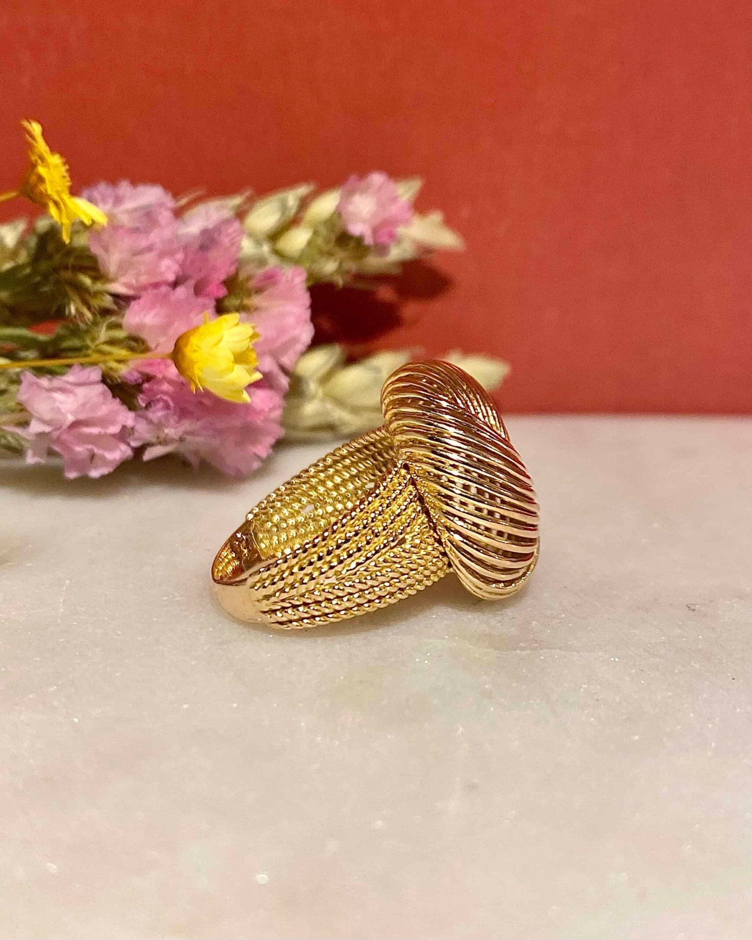 Bague Vintage Or 18 Carats 7.05 g "Arlington" - Elliade Paris