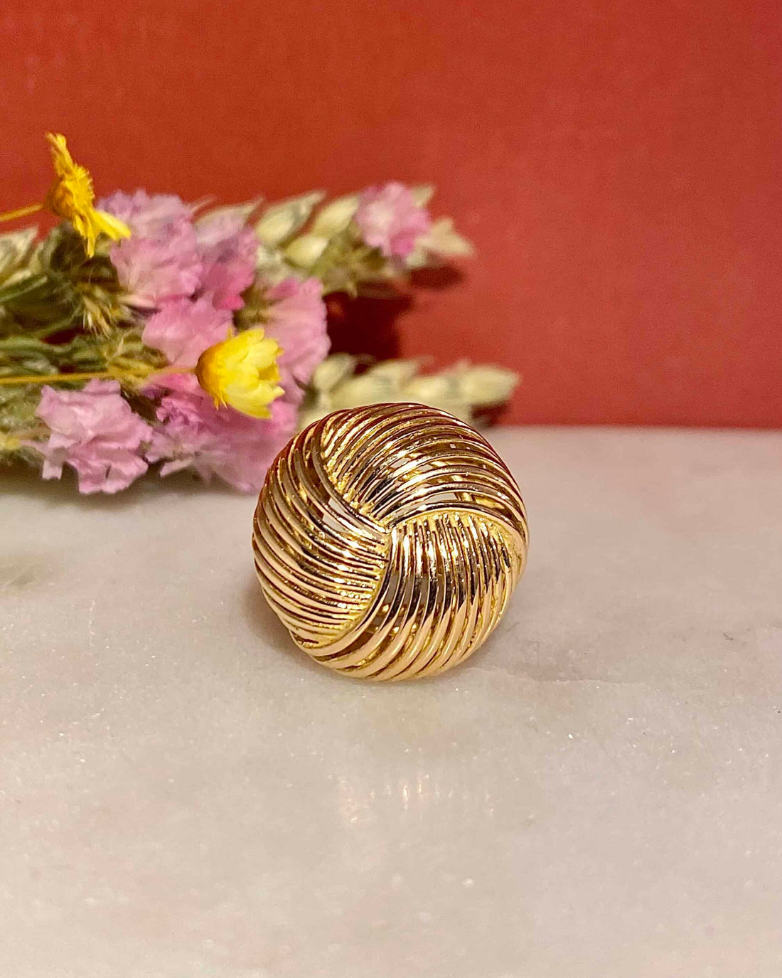Bague Vintage Or 18 Carats 7.05 g &quot;Arlington&quot;