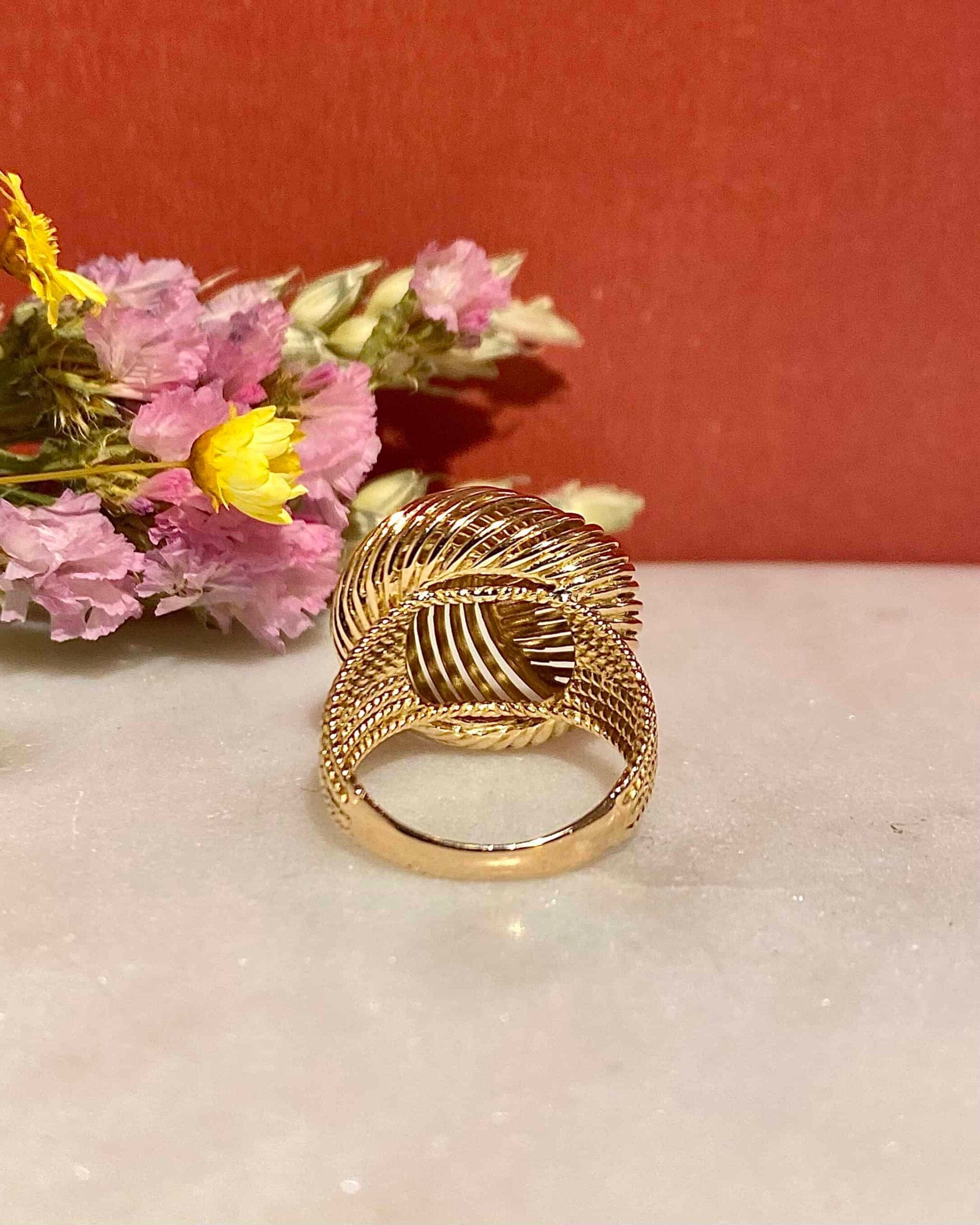 Bague Vintage Or 18 Carats 7.05 g "Arlington" - Elliade Paris
