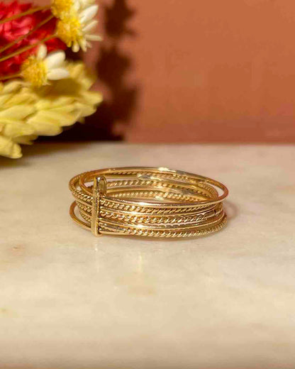 Bague Semainier Or 18 Carats &quot;Yolanda&quot;