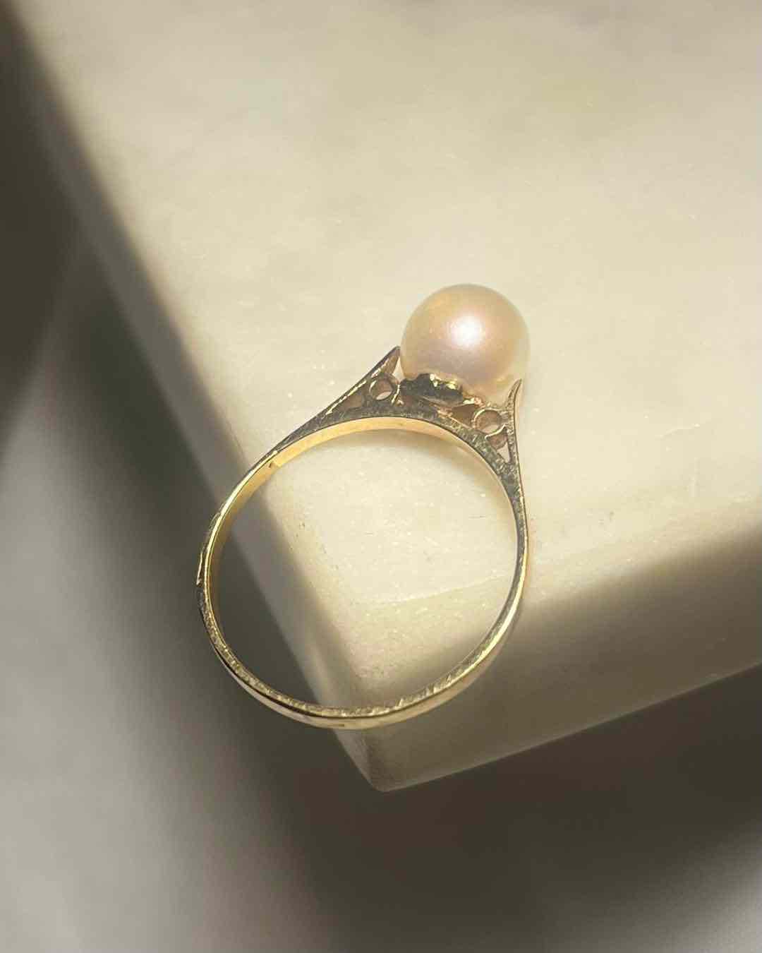 Bague Perle vintage "Rym"