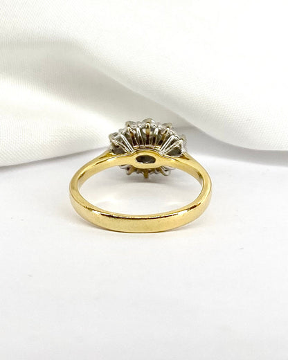 Bague Rivière 3 Saphirs &amp; 8 Diamants &quot;Zélie&quot; - Elliade Paris