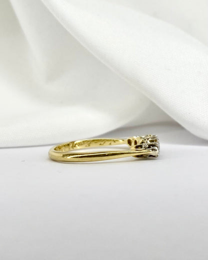 Bague Rivière 5 Diamants &quot;Bella&quot; - Elliade Paris