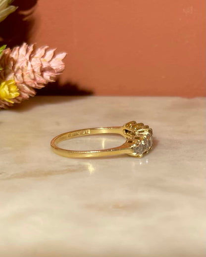 Bague Rivière 7 Diamants &quot;Adallinda&quot; - Elliade Paris
