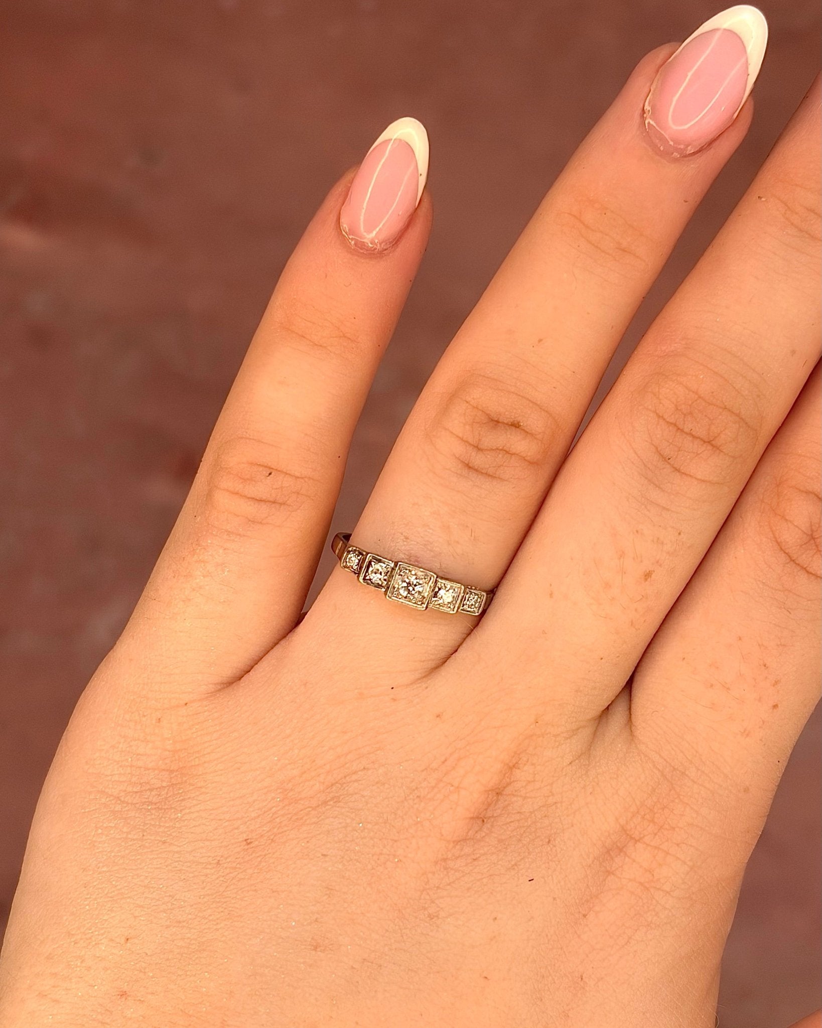 Bague Rivière Art-Déco Diamants "Diana" - Elliade Paris