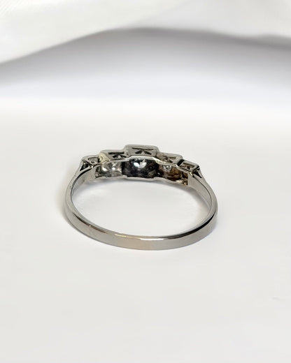 Bague Rivière Art-Déco Diamants "Diana" - Elliade Paris
