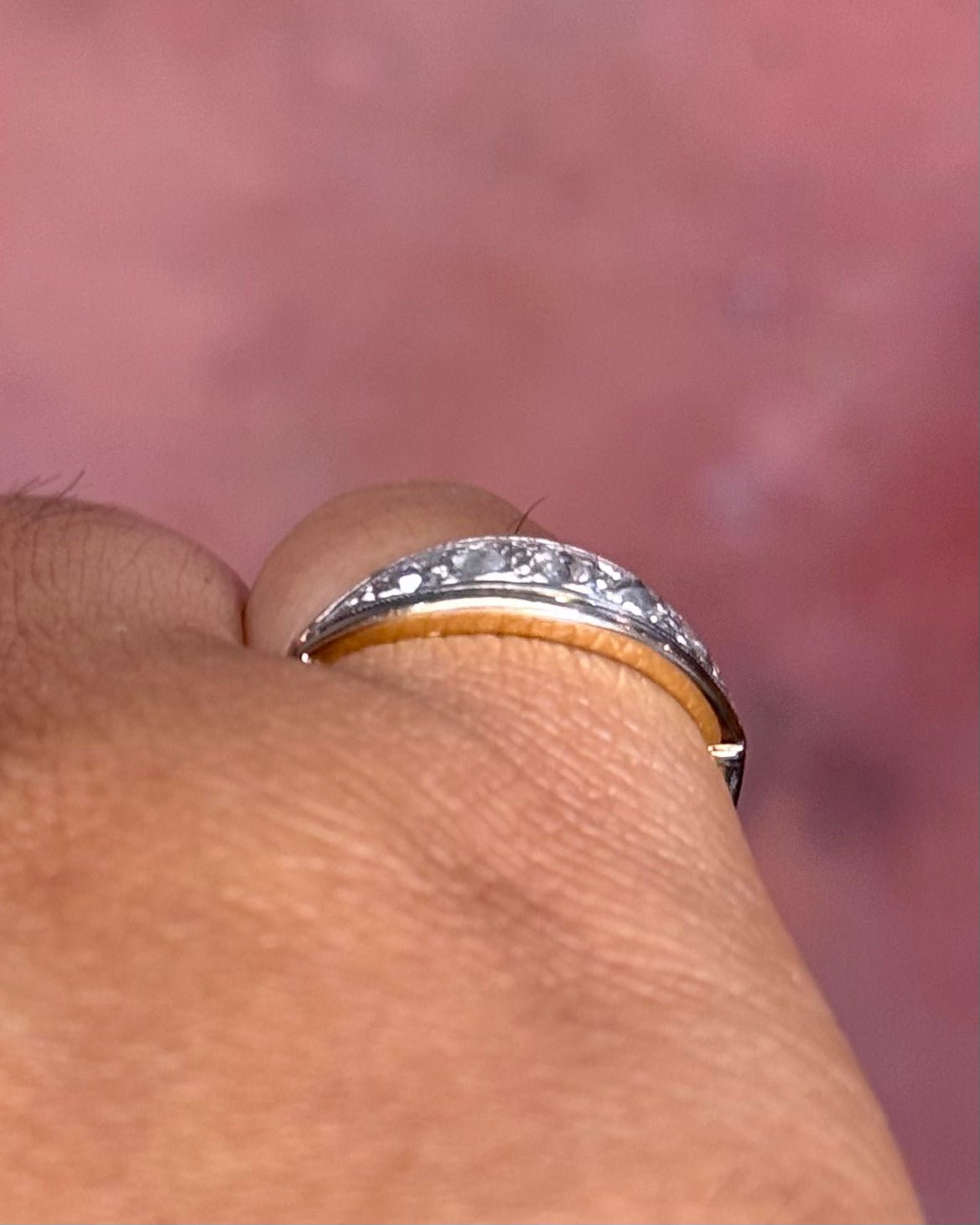 Bague Rivière Art-Déco Diamants "Louna" - Elliade Paris