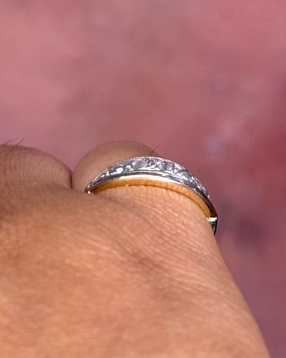 Bague Rivière Art-Déco Diamants "Louna" - Elliade Paris