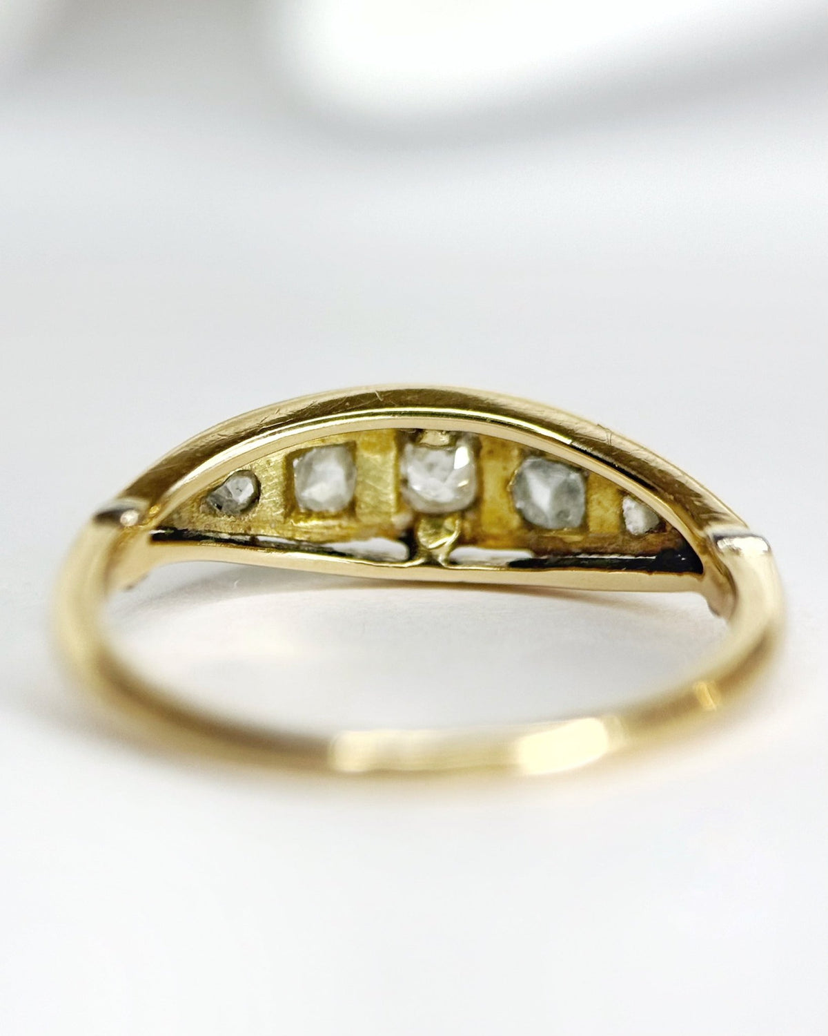 Bague Rivière Art-Déco Diamants "Louna" - Elliade Paris