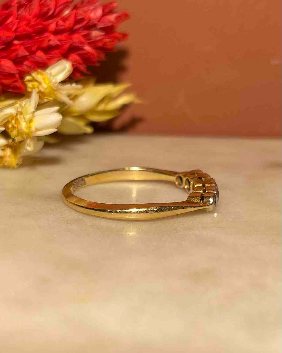 Bague Rivière 5 Diamants &quot;Ranya&quot;