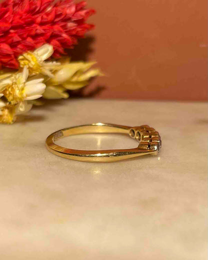 Bague Rivière 5 Diamants &quot;Ranya&quot;