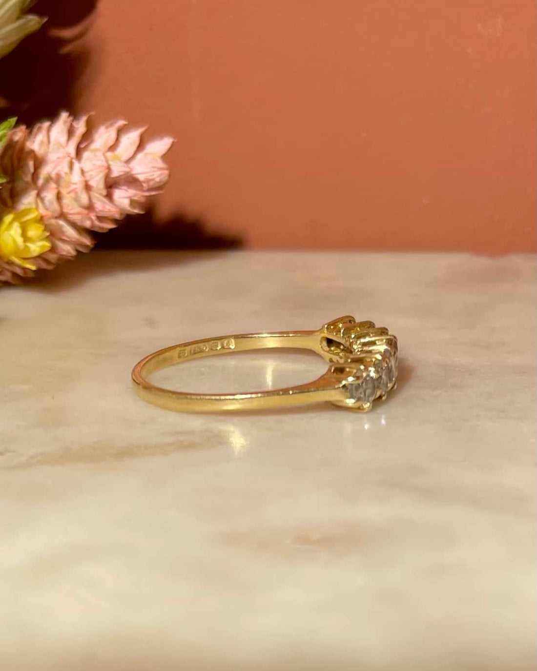 Anillo de río de 7 diamantes &quot;Adallinda&quot;