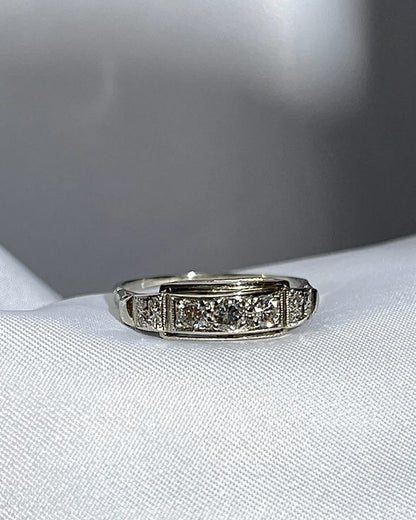 Bague rivière de diamants &quot;Talia&quot; - Elliade Paris