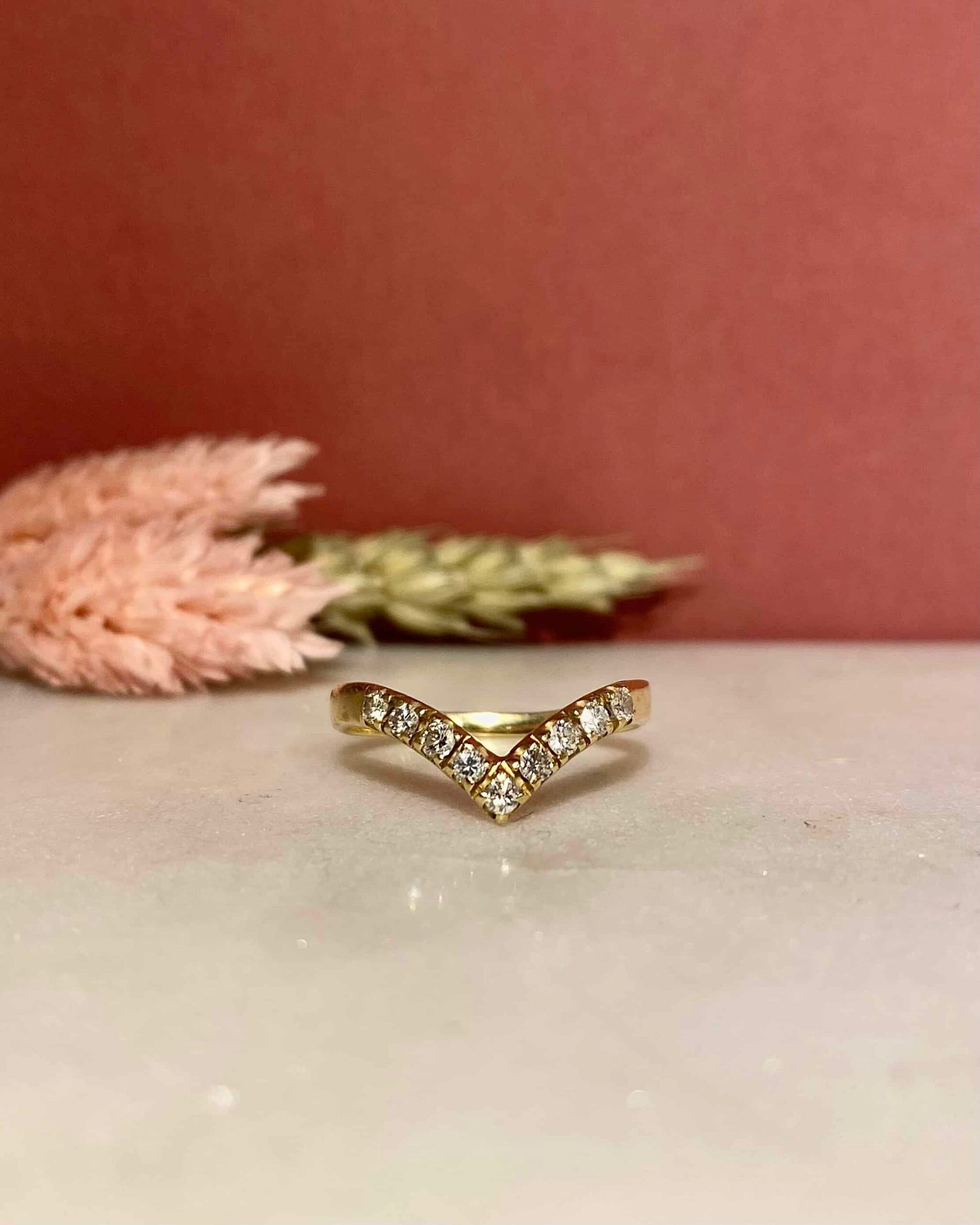 Bague Diadème Diamants 0.45 carat &quot;Maelys&quot;