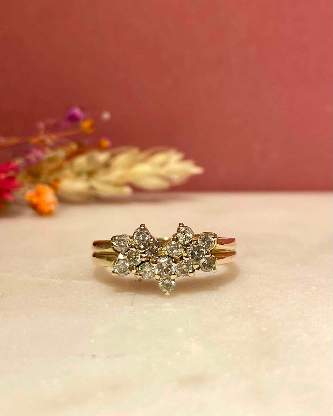 Bague Rivière Diadème Diamants &quot;Javina&quot; - Elliade Paris