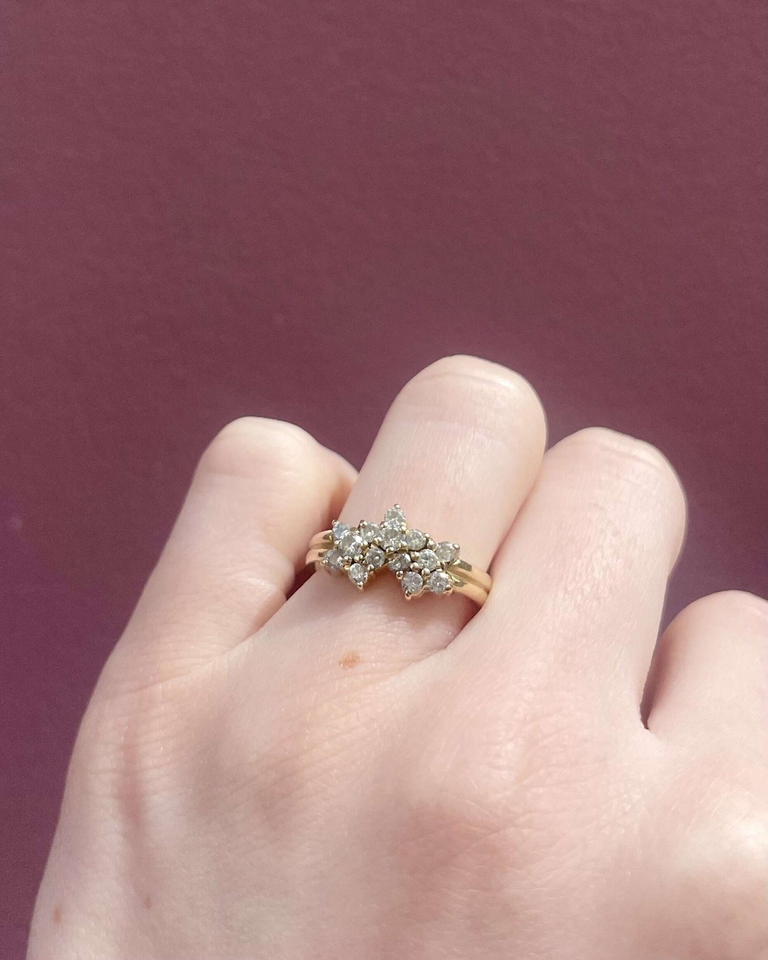 Bague Rivière Diadème Diamants &quot;Javina&quot; - Elliade Paris