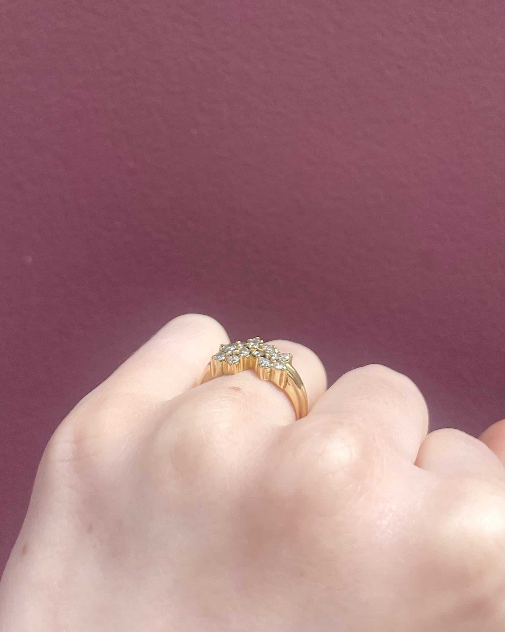 Bague Rivière Diadème Diamants &quot;Javina&quot; - Elliade Paris