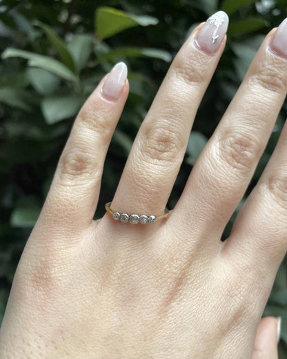 Bague Rivière Diamants 0.24 carat &quot;Isee&quot; - Elliade Paris