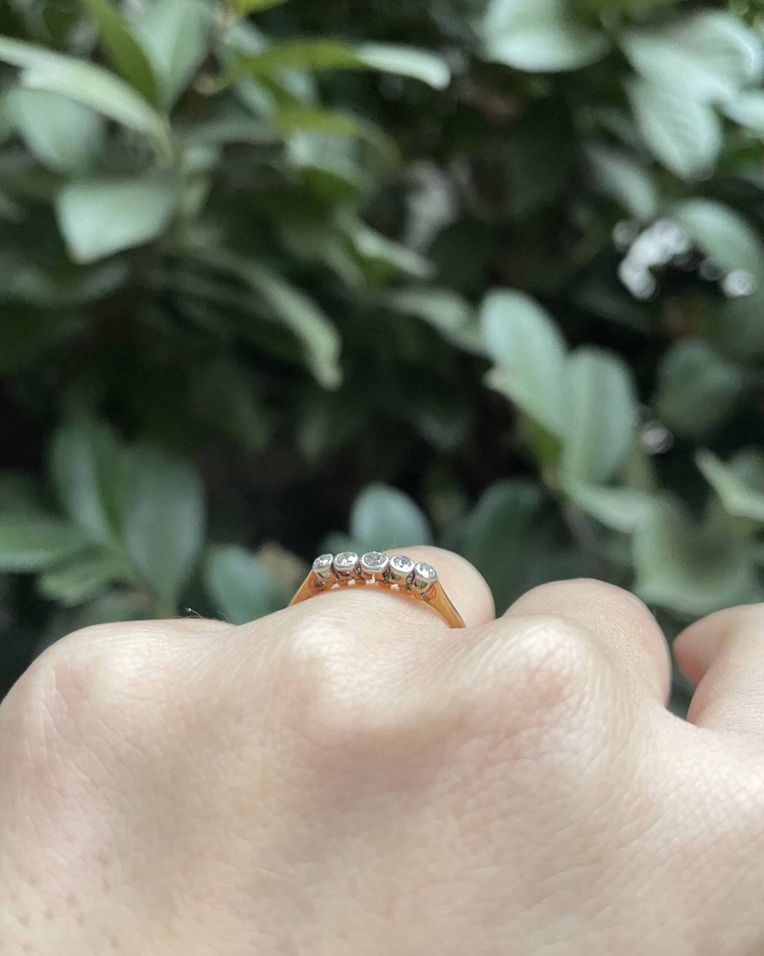 Bague Rivière Diamants 0.24 carat &quot;Isee&quot; - Elliade Paris