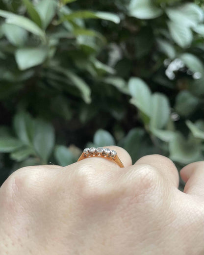 Bague Rivière Diamants 0.24 carat &quot;Isee&quot; - Elliade Paris