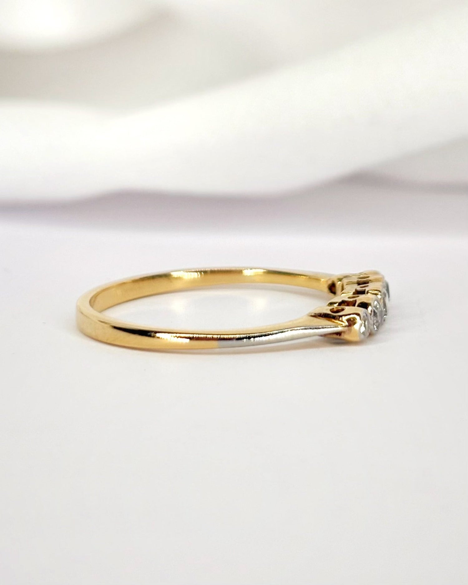 Bague Rivière Diamants 0.25 carat "Léna" - Elliade Paris