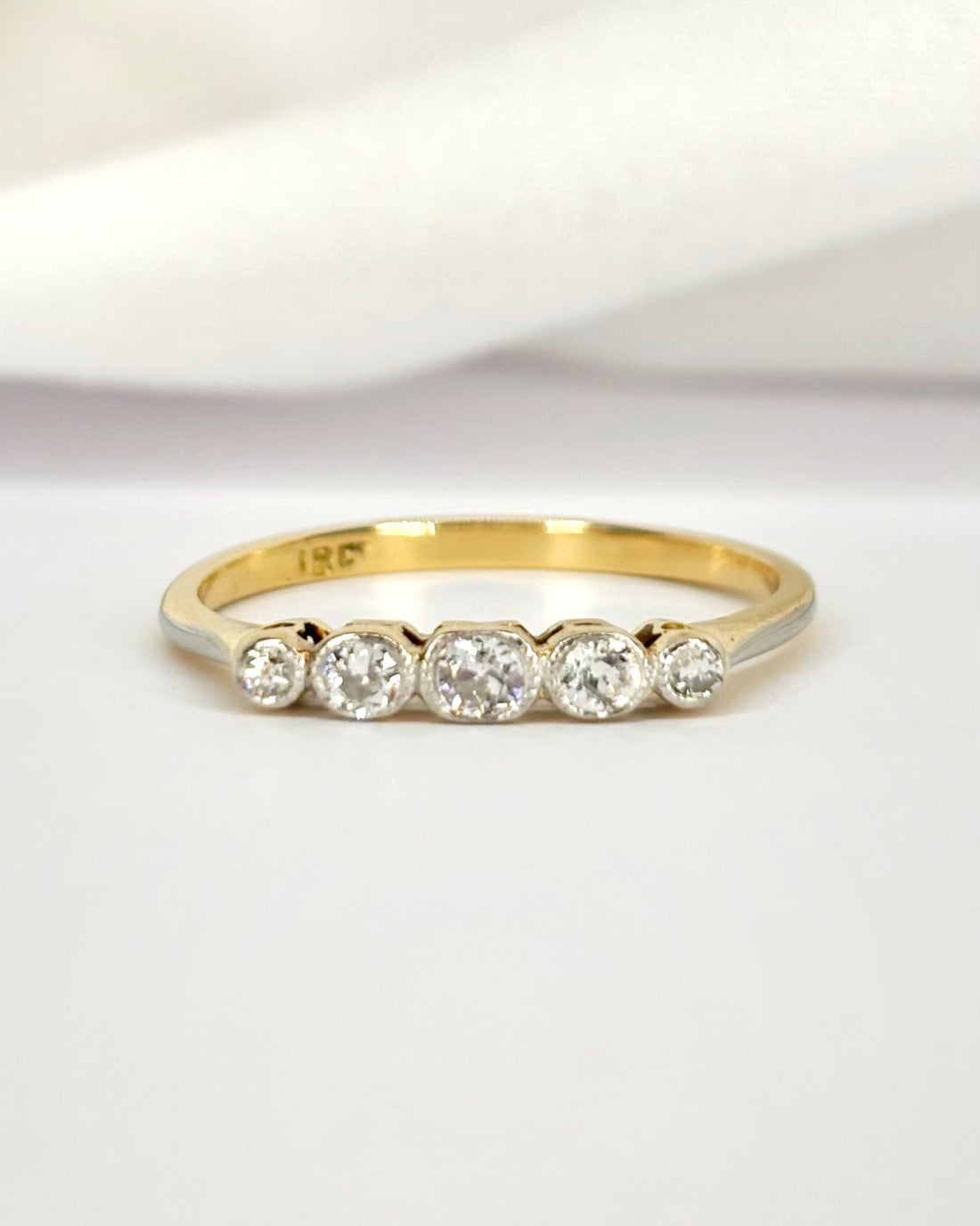 Bague Rivière Diamants 0.25 carat "Léna" - Elliade Paris