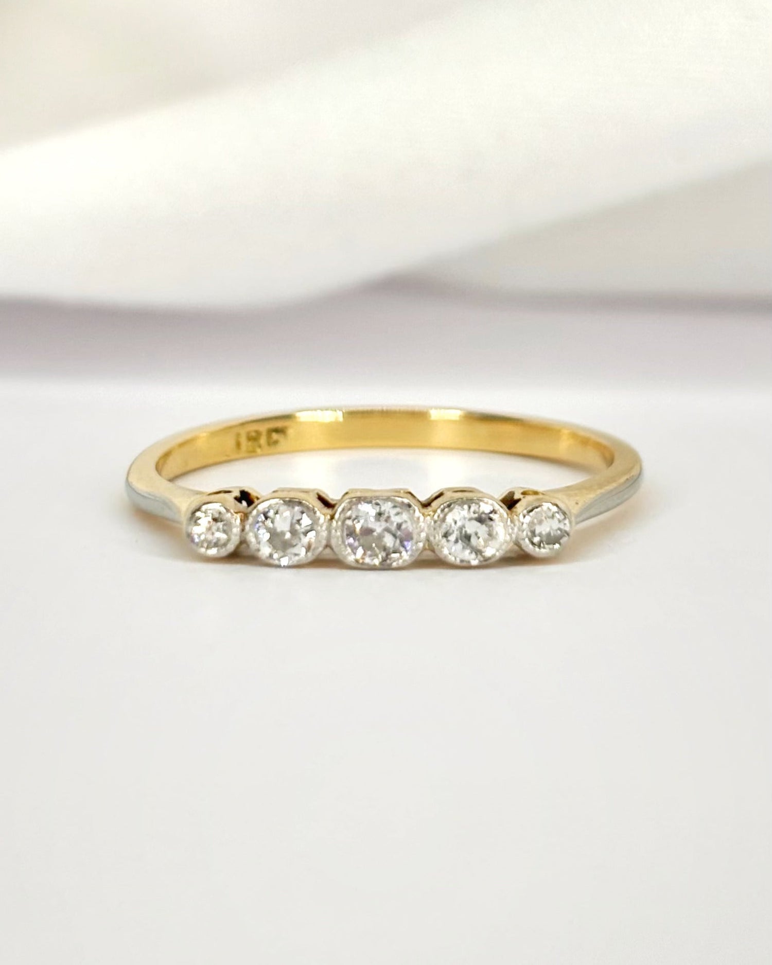 Bague Rivière Diamants 0.25 carat "Léna" - Elliade Paris