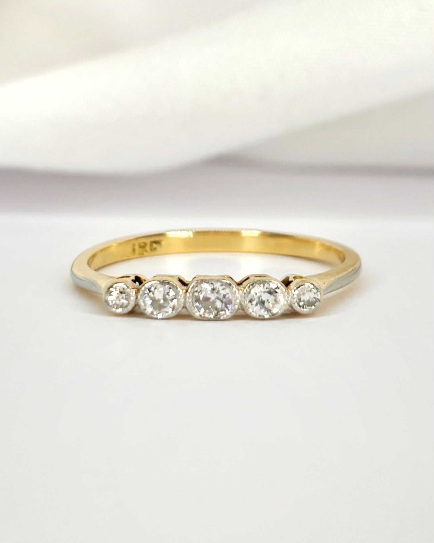Bague Rivière Diamants 0.25 carat "Léna" - Elliade Paris