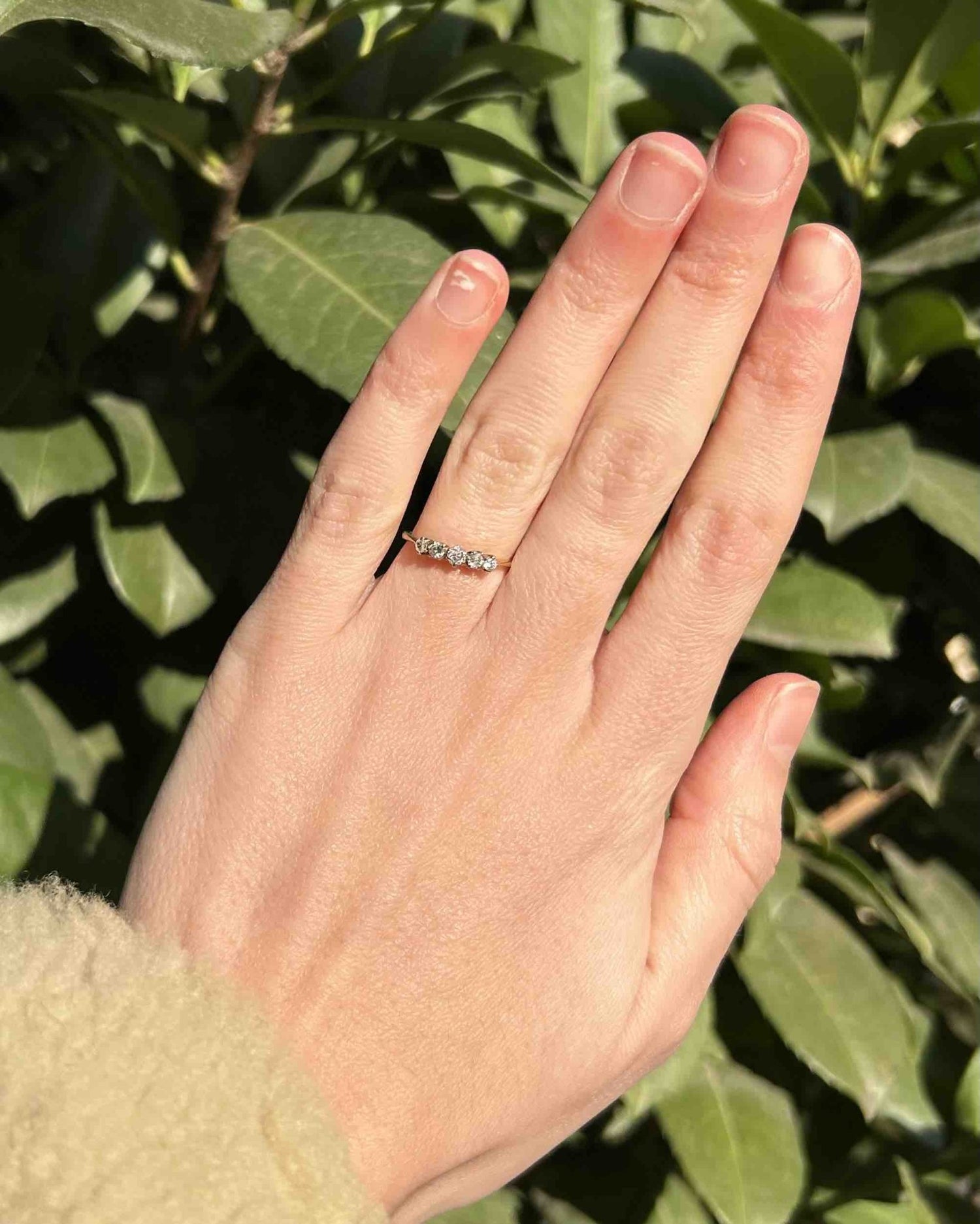 Bague Rivière Diamants 0.30 carat &quot;Raven&quot; - Elliade Paris