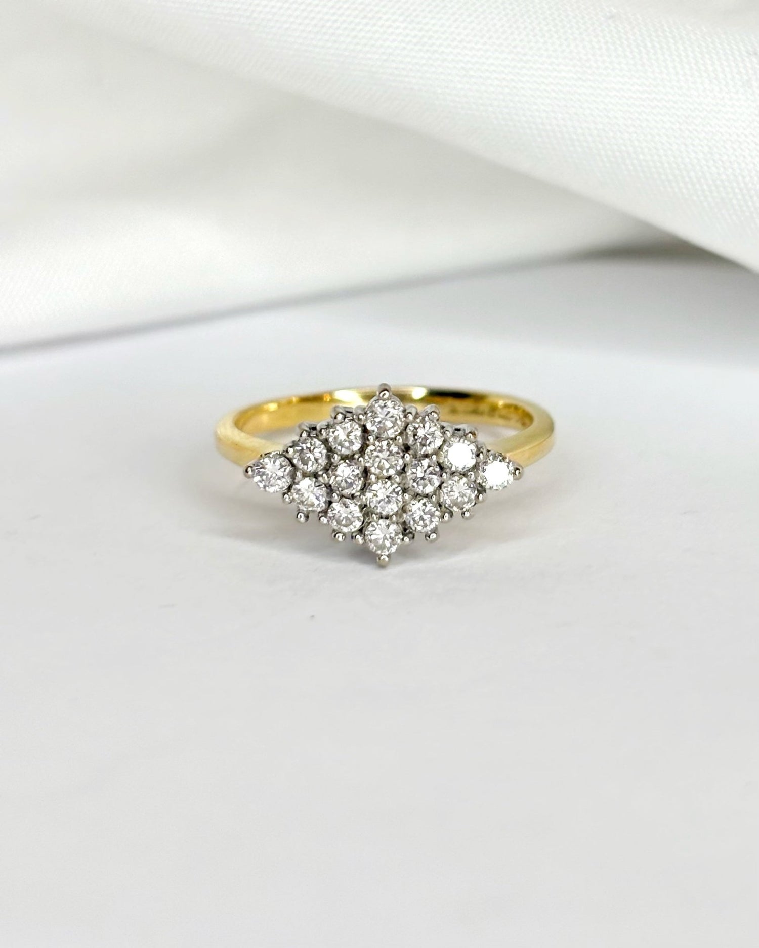 Bague Rivière Diamants 0.32 carat &quot;Sam&quot; - Elliade Paris