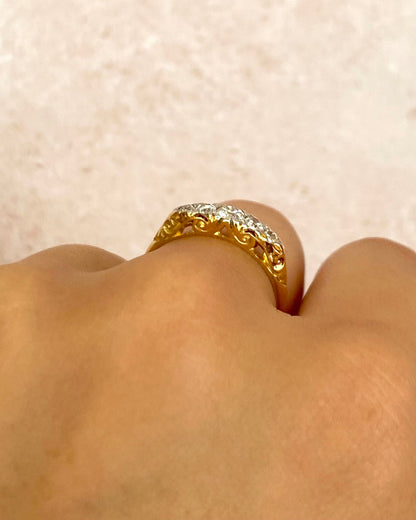 Bague Rivière Diamants 0.33 carat "Rahma" - Elliade Paris