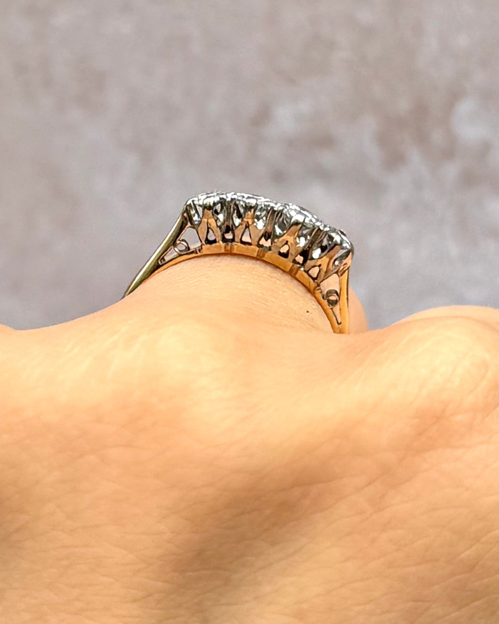 Bague Rivière Diamants 0.34 carat "Brianna" - Elliade Paris