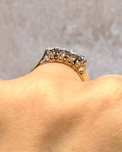 Bague Rivière Diamants 0.34 carat "Brianna" - Elliade Paris