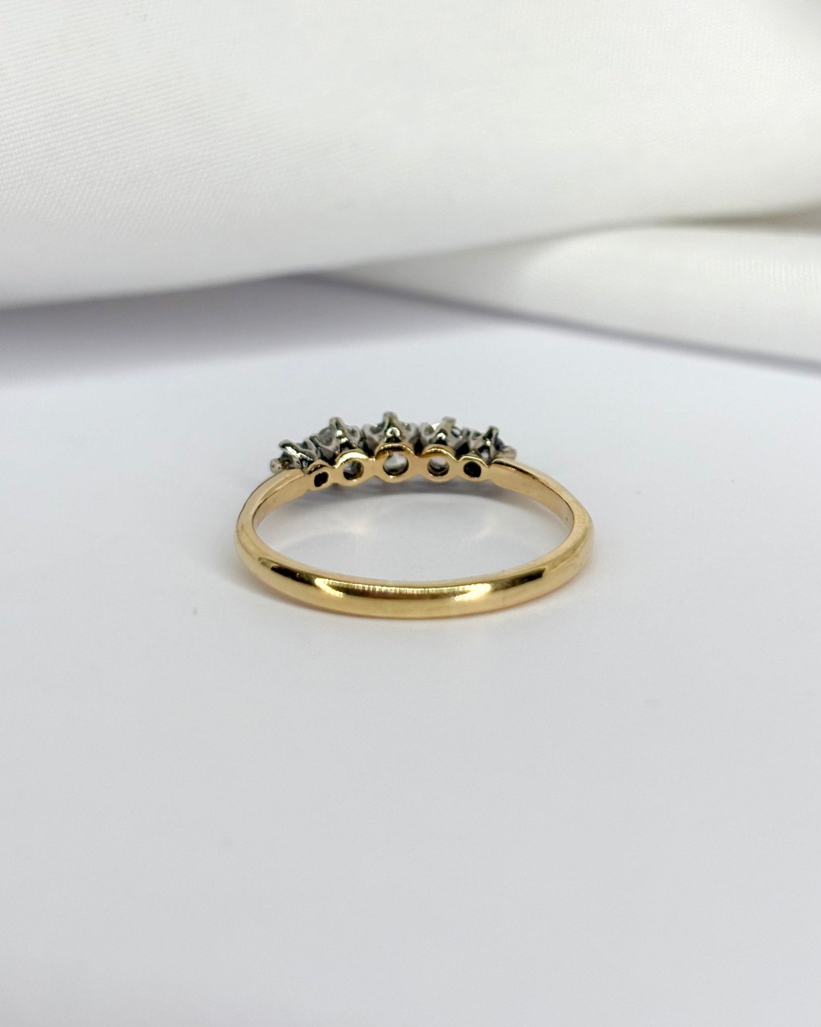 Bague Rivière Diamants 0.35 carat "Edwige" - Elliade Paris