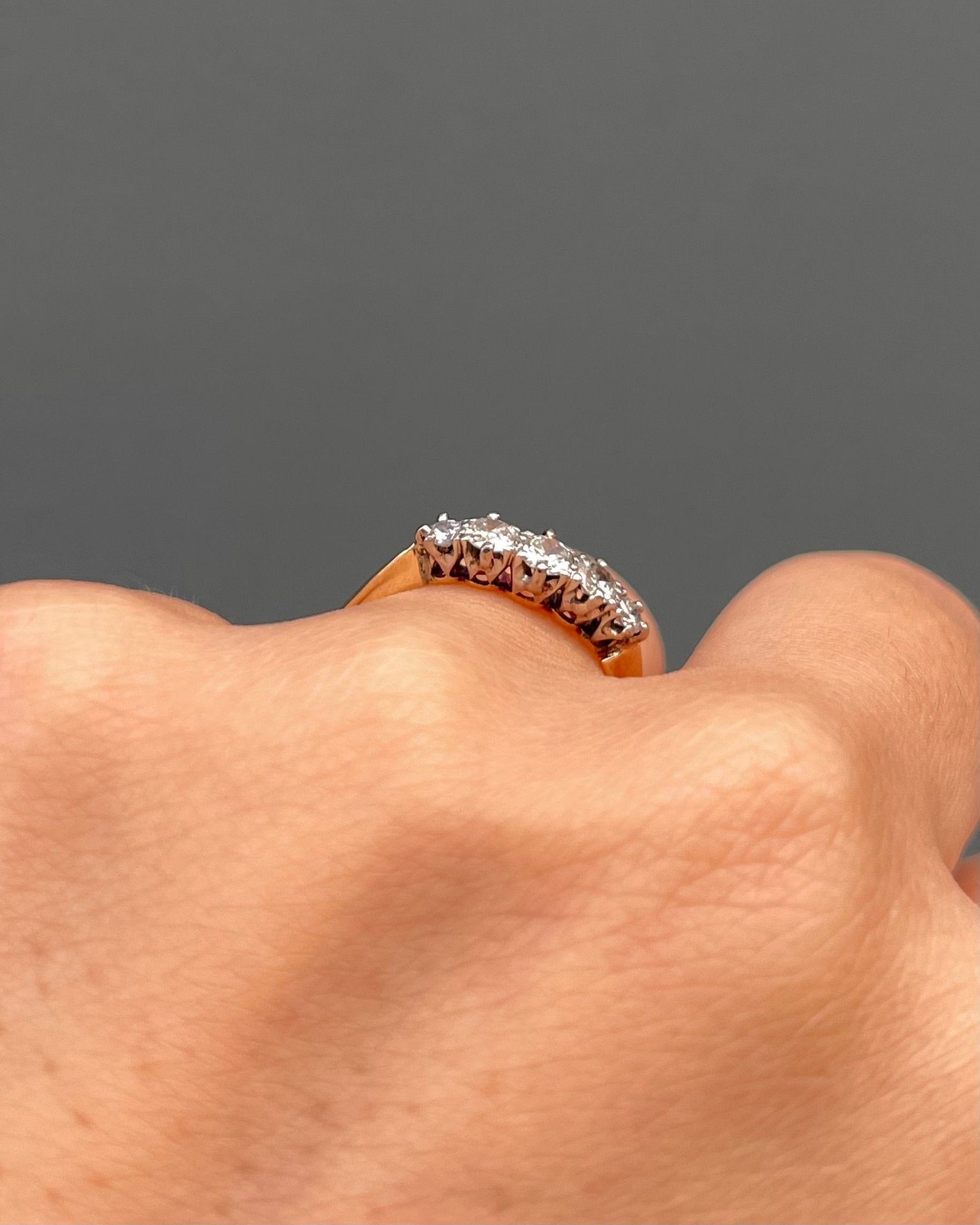 Bague Rivière Diamants 0.35 carat &quot;Edwige&quot; - Elliade Paris