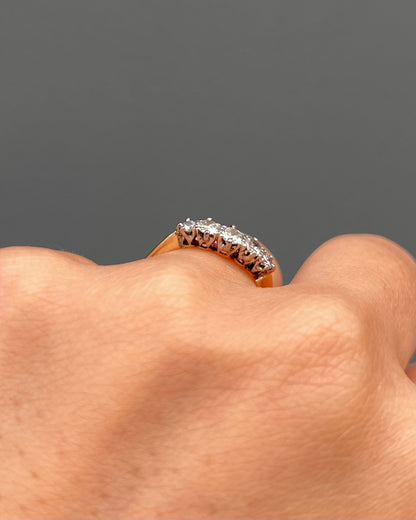 Bague Rivière Diamants 0.35 carat &quot;Edwige&quot; - Elliade Paris