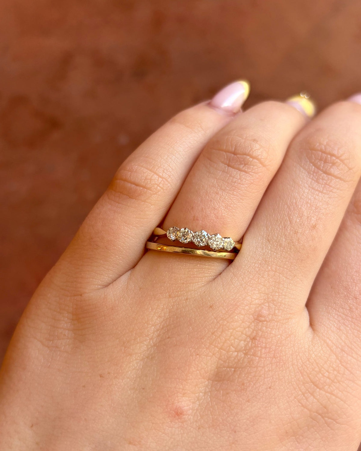 Bague Rivière Diamants 0.41 carat "Féline" - Elliade Paris