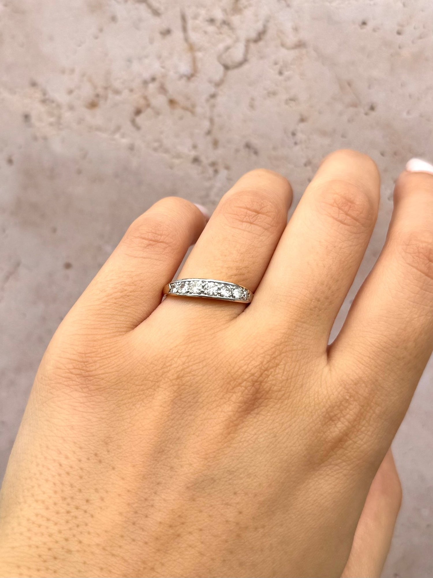 Bague Rivière Diamants 0.50 carat "Nolla" - Elliade Paris