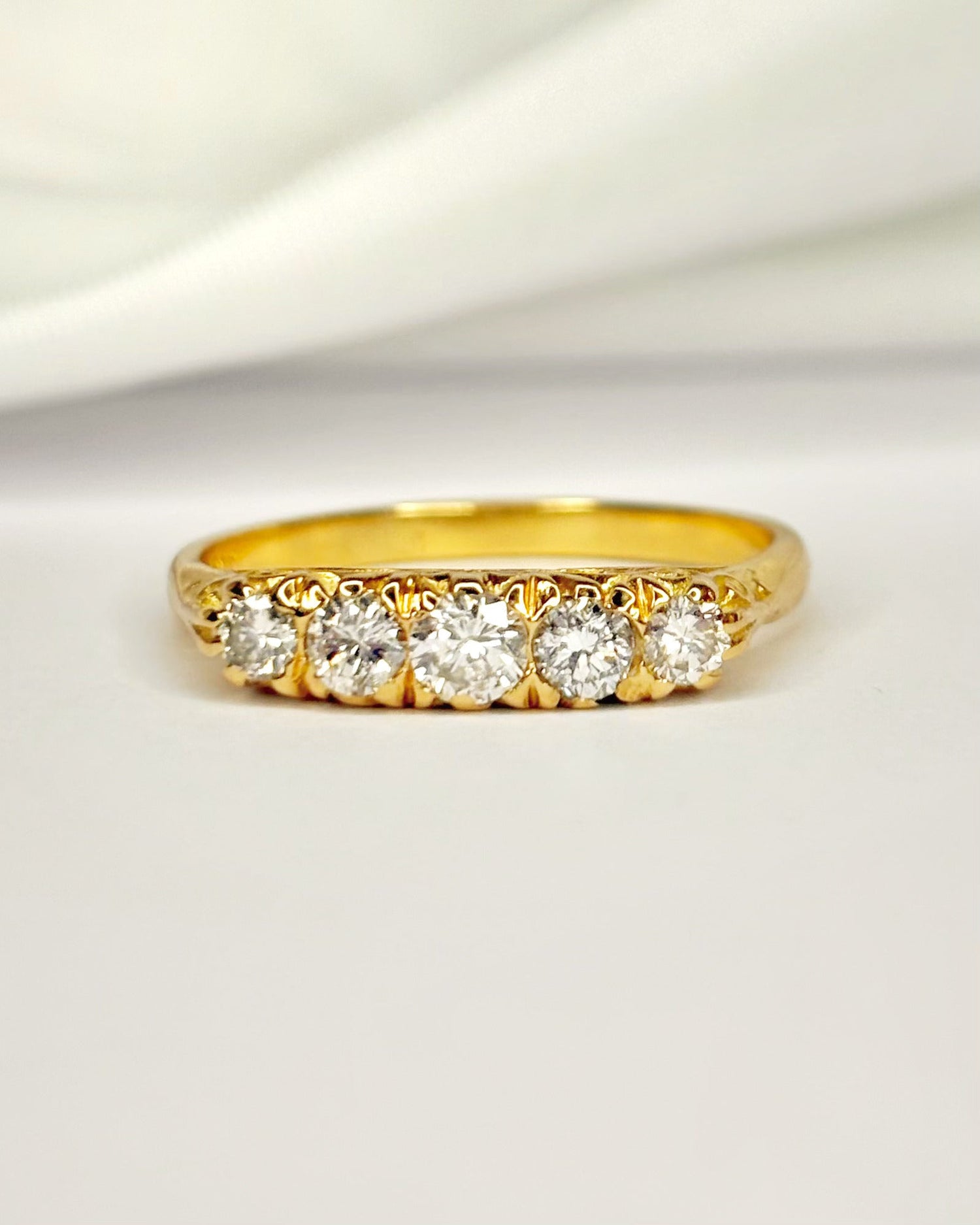 Bague Rivière Diamants 0.54 carat "Emilia" - Elliade Paris
