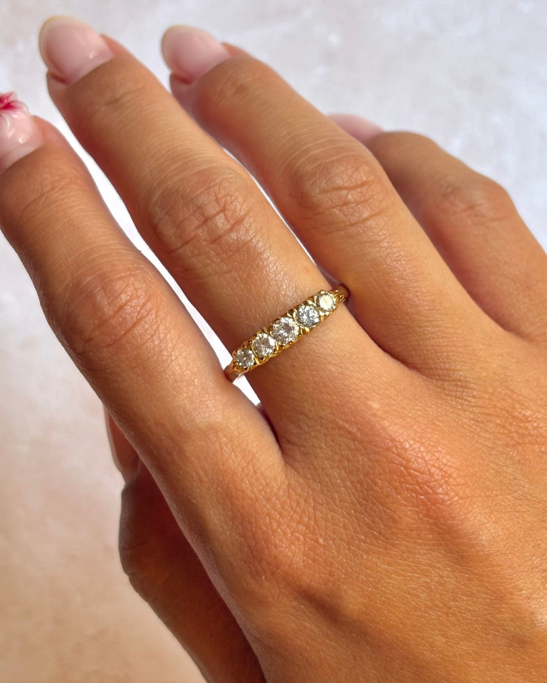 Bague Rivière Diamants 0.54 carat "Emilia" - Elliade Paris