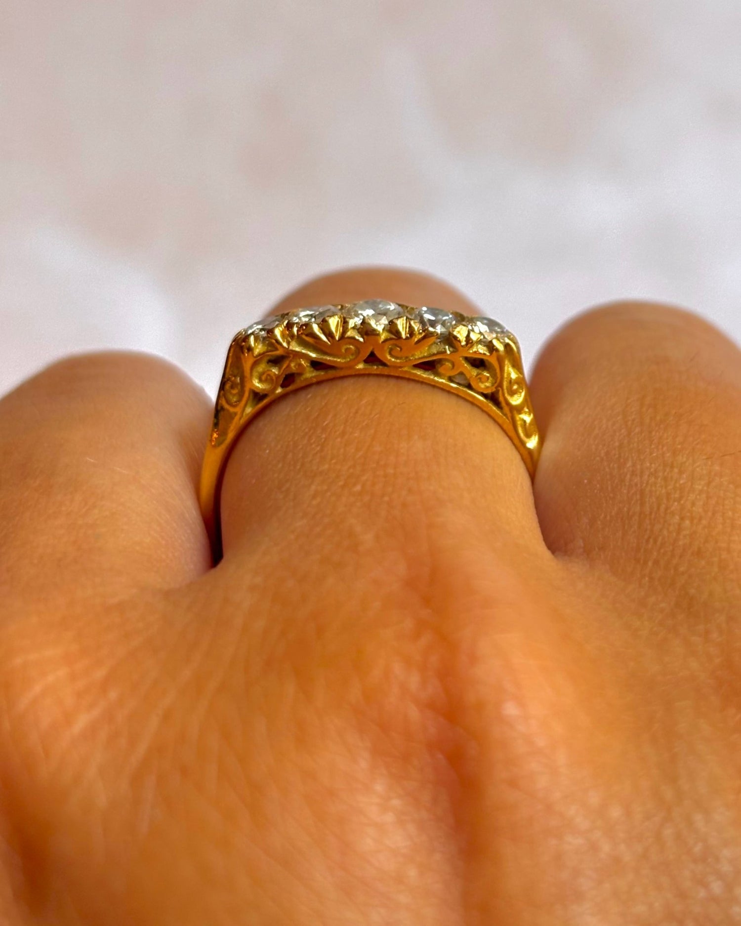 Bague Rivière Diamants 0.54 carat "Emilia" - Elliade Paris