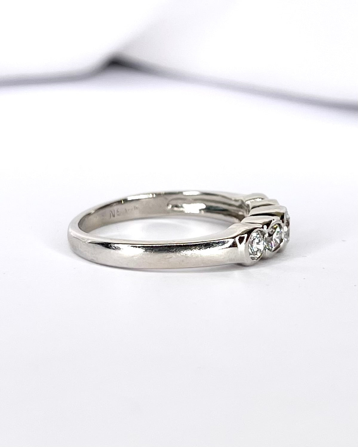 Bague Rivière Diamants 0.70 carat "Zina" - Elliade Paris