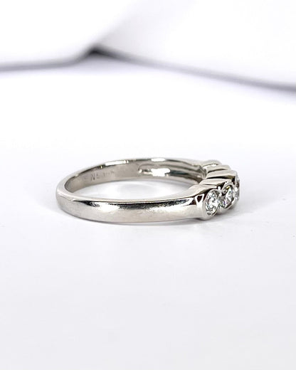 Bague Rivière Diamants 0.70 carat "Zina" - Elliade Paris