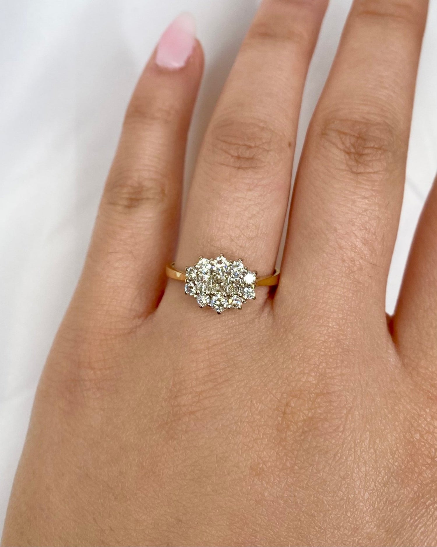 Bague Rivière Diamants 0.74 carat "Albane" - Elliade Paris